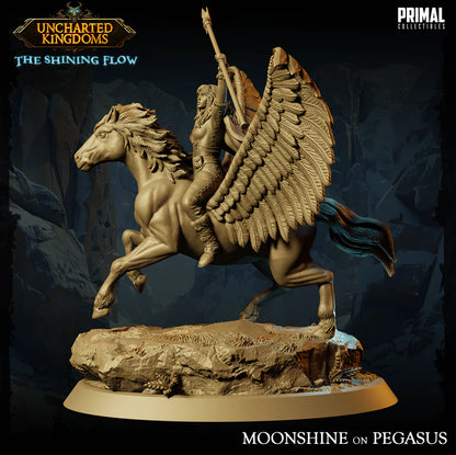 Moonshine Clériga en Pegaso - Uncharted Kingdoms