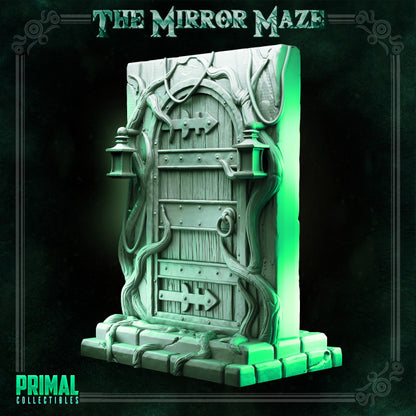 Trampa y Puerta de madera - The Mirror Maze