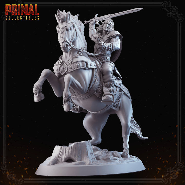 Boris - Bárbaro a Caballo (20cm) - Masters of Dungeons Quest