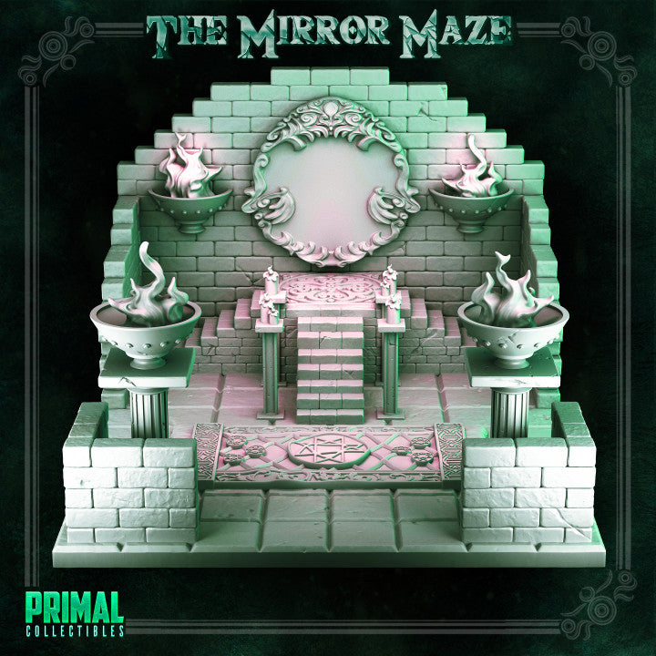 Santuario y puerta de acero - The Mirror Maze