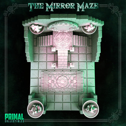 Santuario y puerta de acero - The Mirror Maze