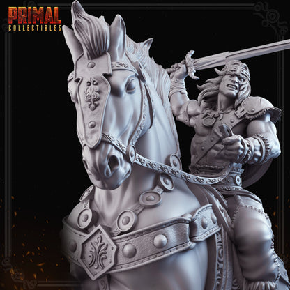 Boris - Bárbaro a Caballo (20cm) - Masters of Dungeons Quest