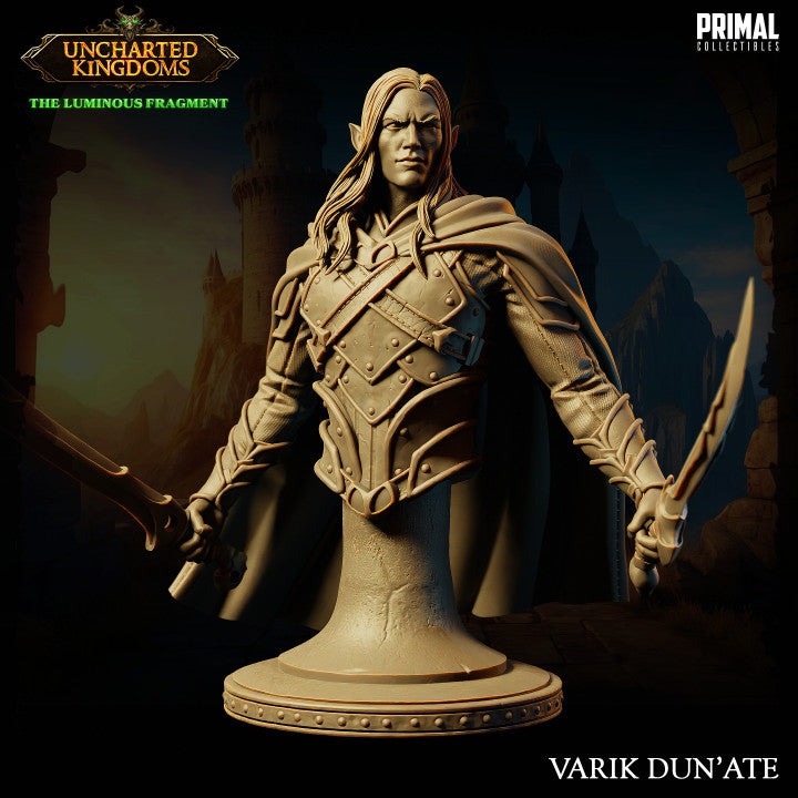 Varik - Elfo Oscuro - Busto - Uncharted Kingdoms