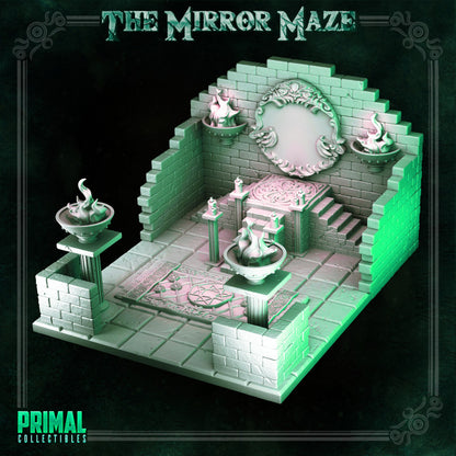 Santuario y puerta de acero - The Mirror Maze