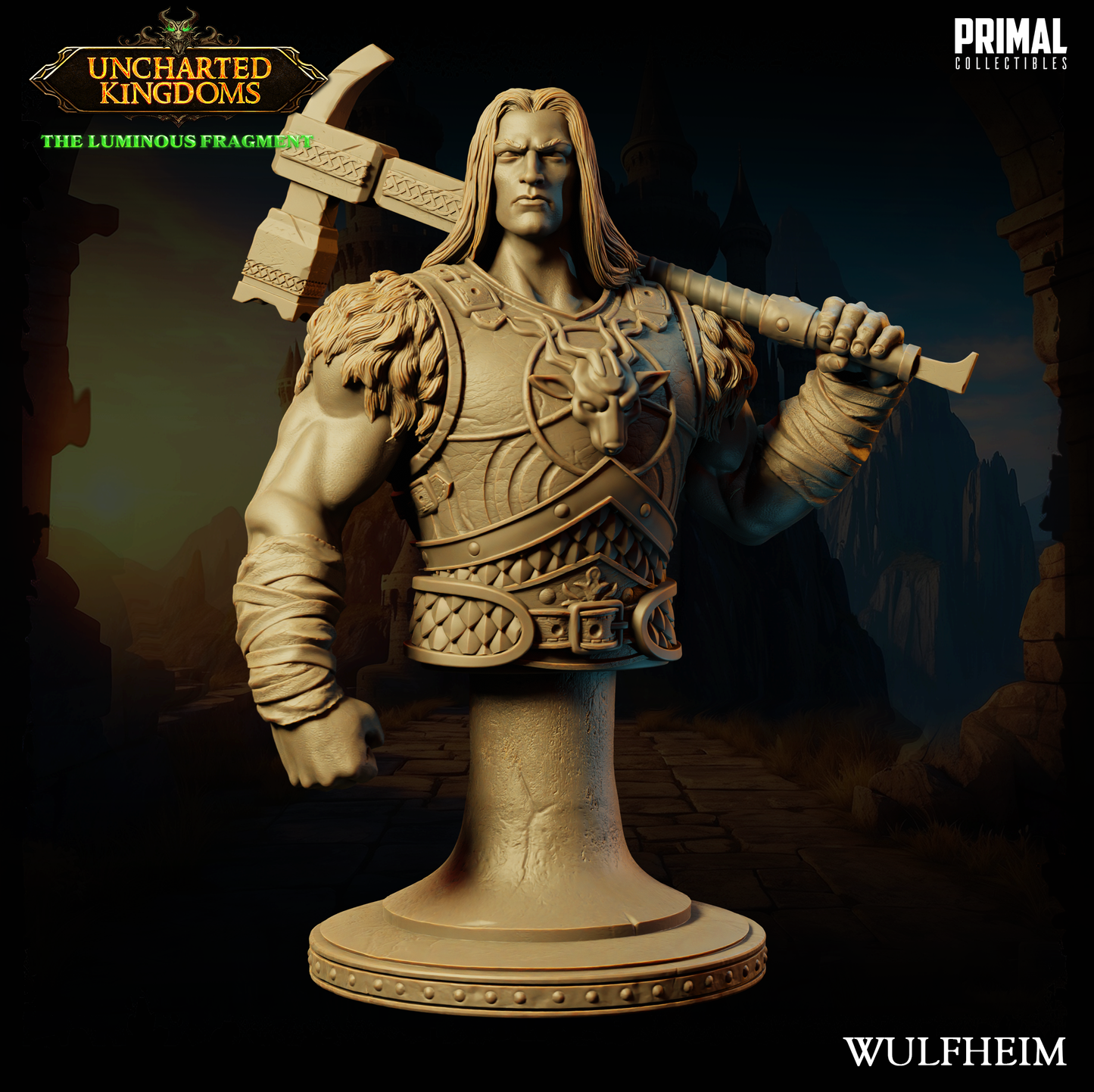 Wulheim - Bárbaro - Busto - Uncharted Kingdoms