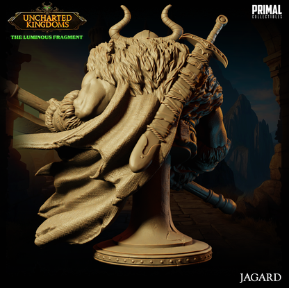 Jagard - Rey Bárbaro - Busto - Uncharted Kingdoms