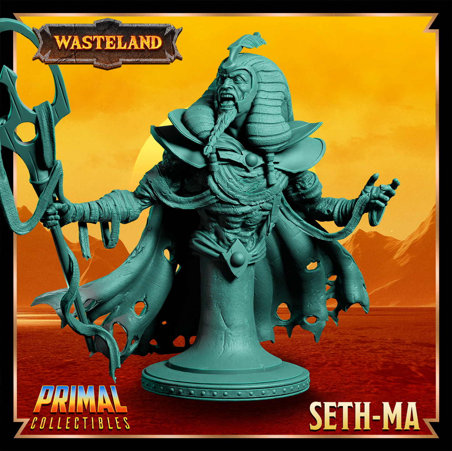 Seth Ma - Rey Hechicero - Busto - Wasteland