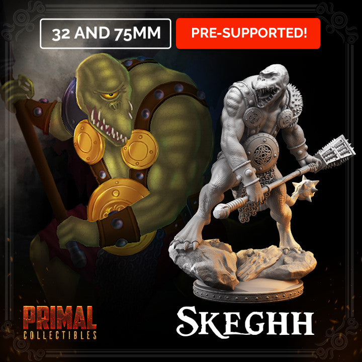 Skeghh - Reptil Guerrero - Masters of Dungeons Quest