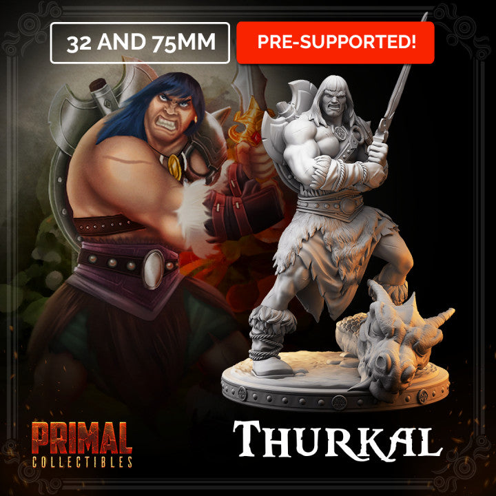 Thurkal - Bárbaro - Masters of Dungeons Quest